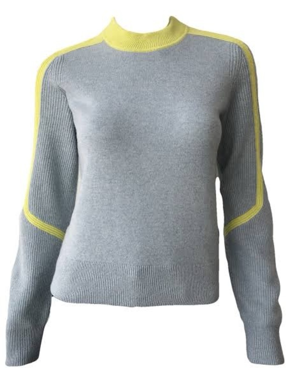 rag & bone Logan 100% Cashmere Ski Crew Sweater Seafoam Blue Small - Picture 3 of 11
